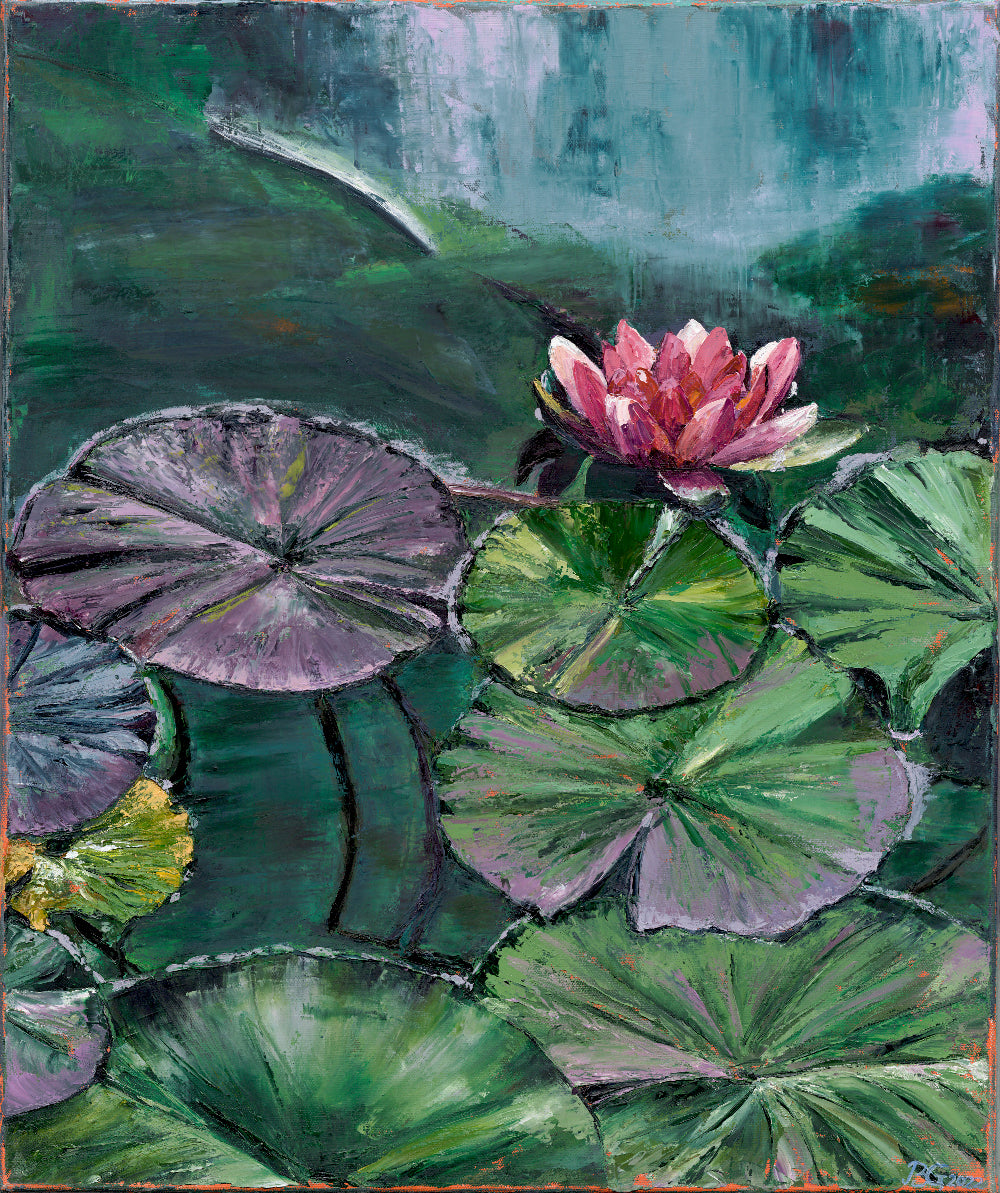 art print,flower,pink,wall art,wall decor,waterliy