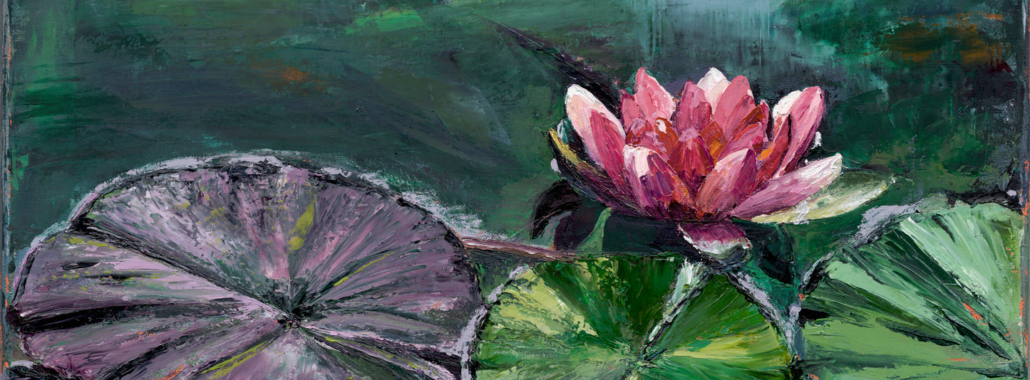 art print,flower,pink,wall art,wall decor,waterliy