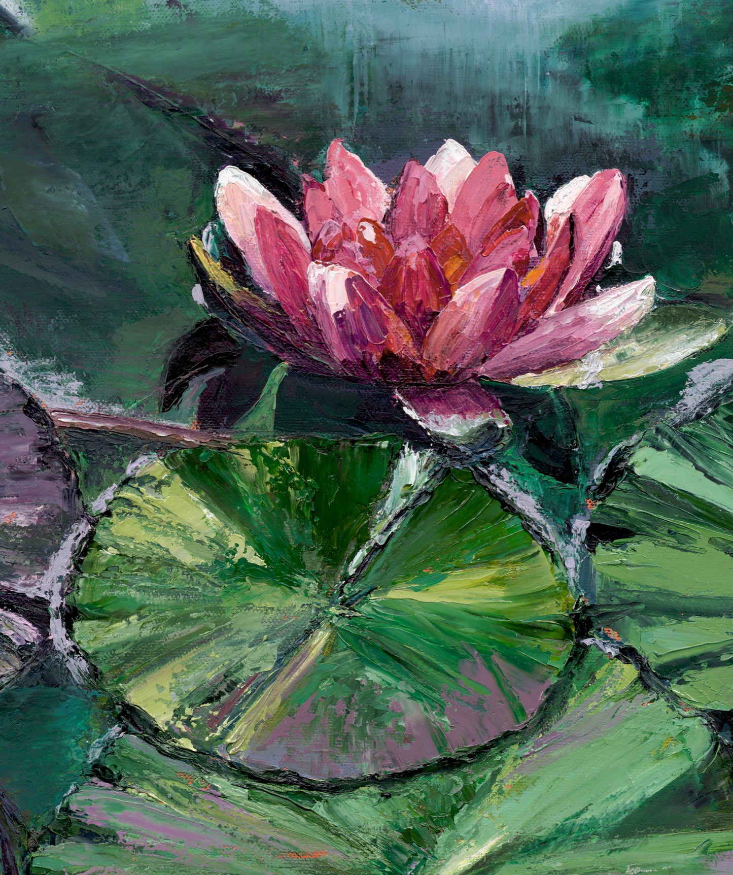 art print,flower,pink,wall art,wall decor,waterliy