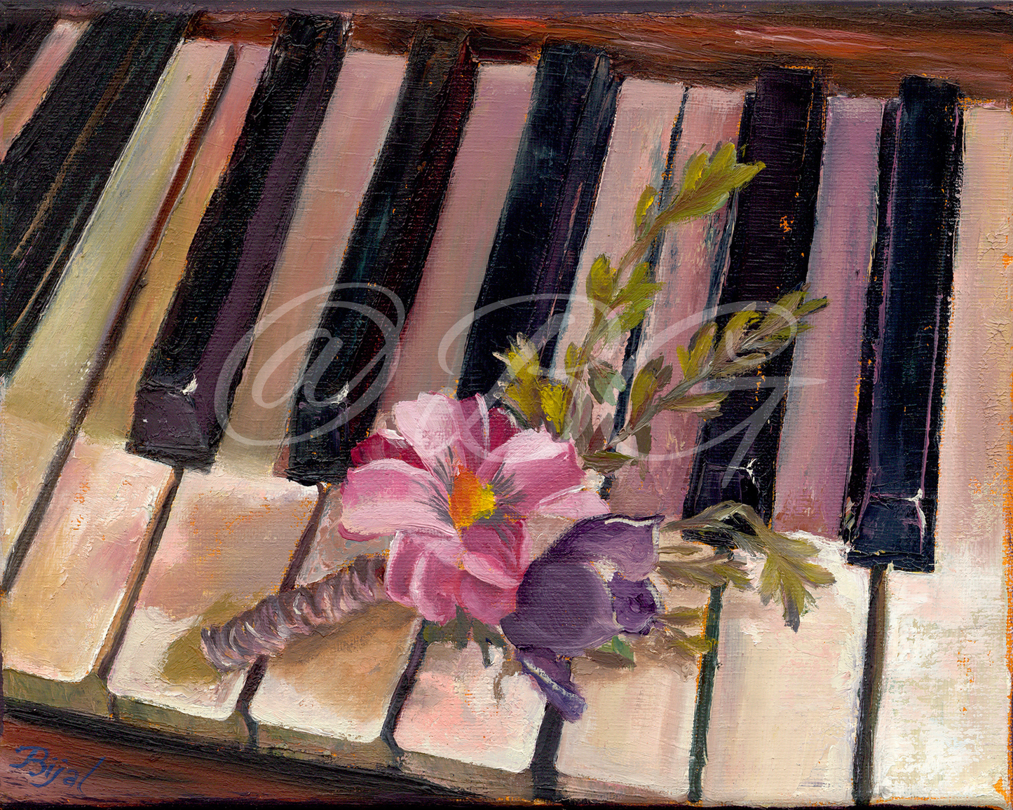 Flora Sonata- Piano print
