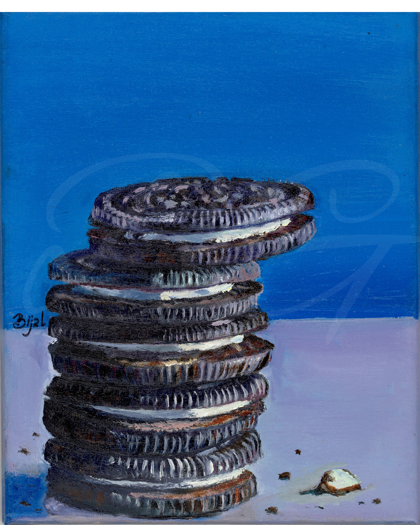 MIdnight snack- stack of oreos