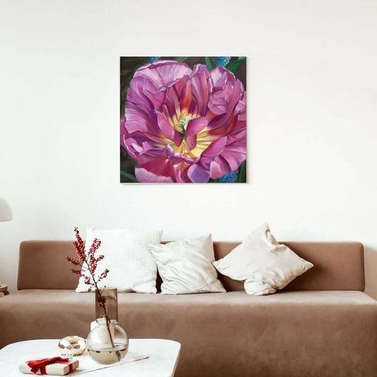 art print,flower,pink,tulips,wall decor